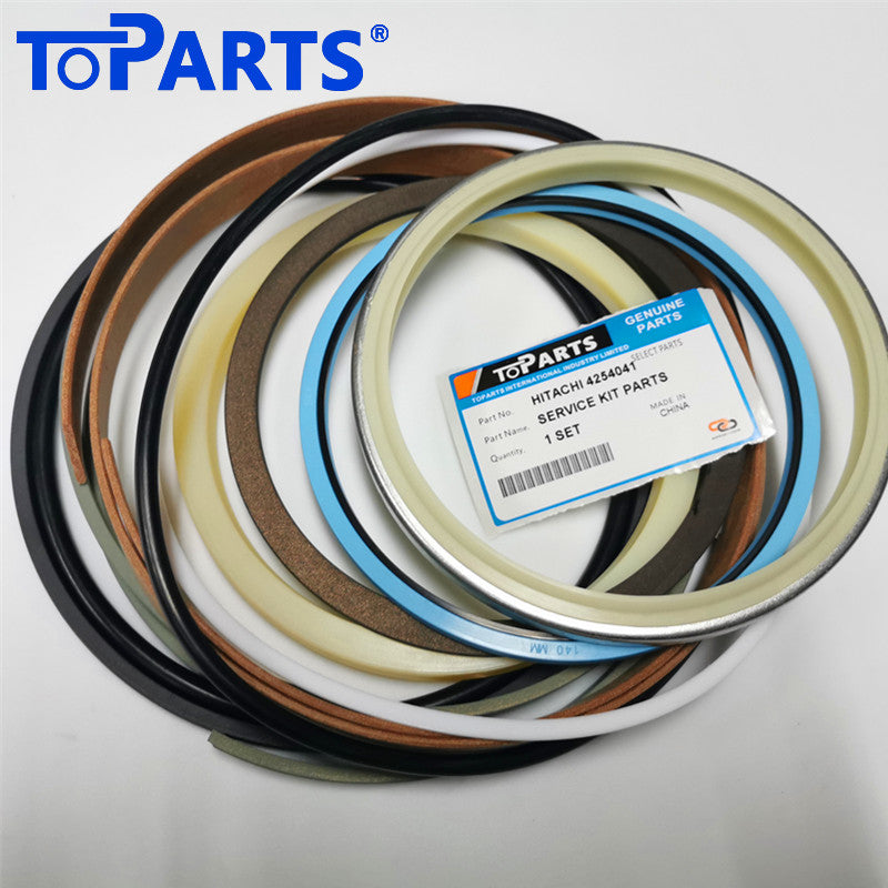4254041 Hydraulic Cylinder Seal Kit for Hitachi EX700 4218516 Boom Cylinder Service Kit Main Seal Kit Layout