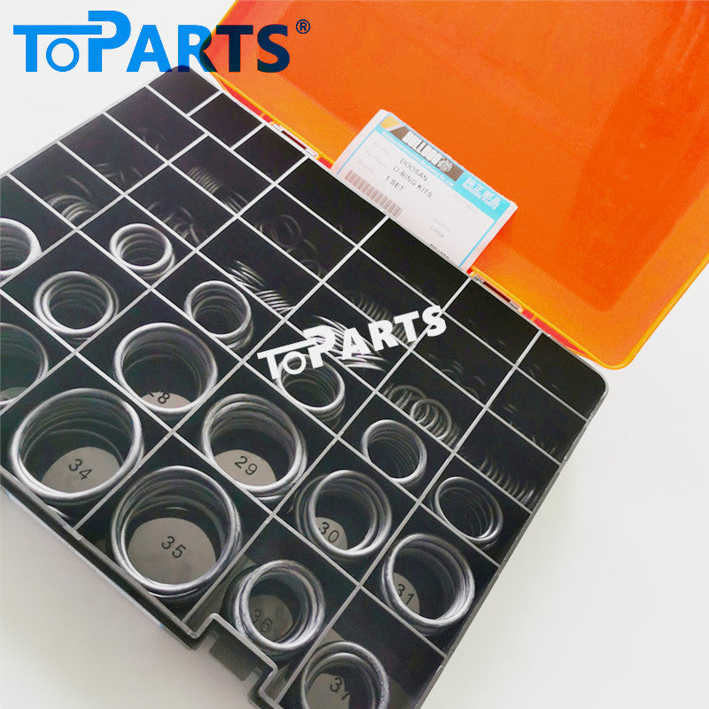 Premium quality high-pressure rubber seals inside Doosan 22221001 O-ring kit by TOPARTSMALL