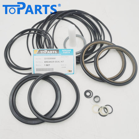3315350690 Hydraulic Breaker Seal Kit for Atlas Copco SBU340 Hydraulic Hammer Repair Seal Kit Front View