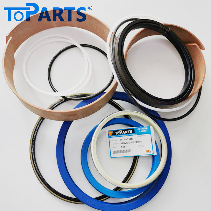 Premium grade polyurethane and NBR components in Komatsu 707-99-79430 repair kit by TOPARTSMALL