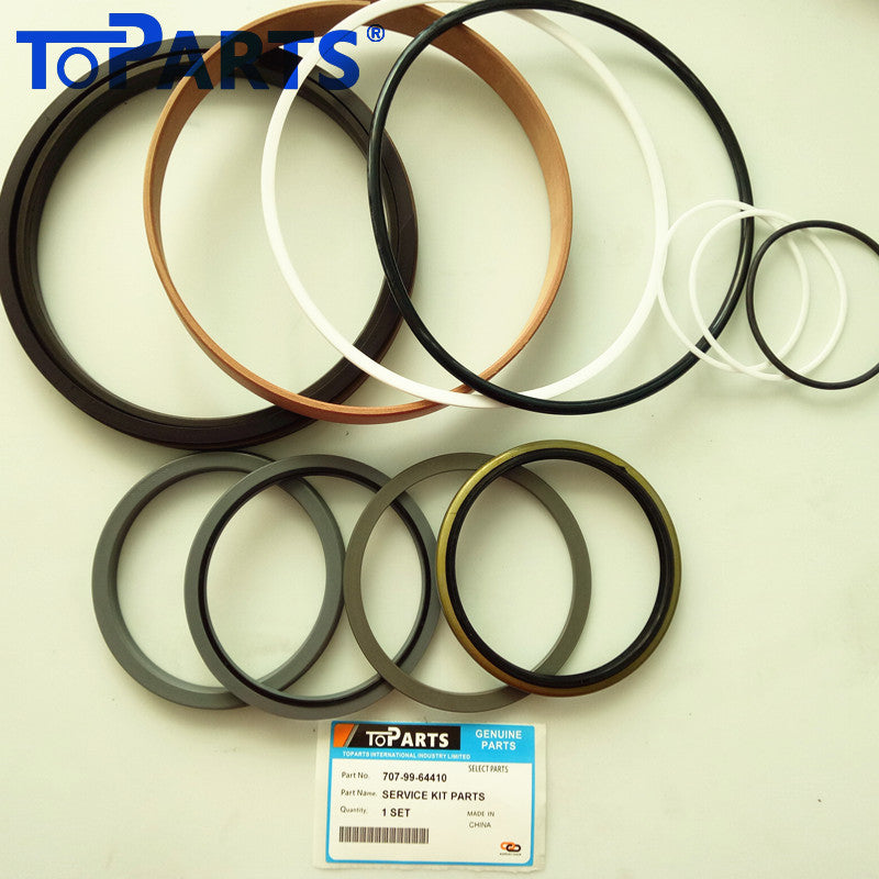 Premium grade polyurethane and NBR components in Komatsu 707-99-64410 repair kit by TOPARTSMALL