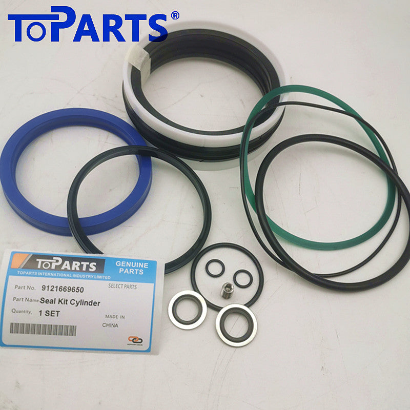 9121669650 Boom Hydraulic Cylinder Seal Kit for Epiroc BOOMER 282 Repair Service Kit Front View