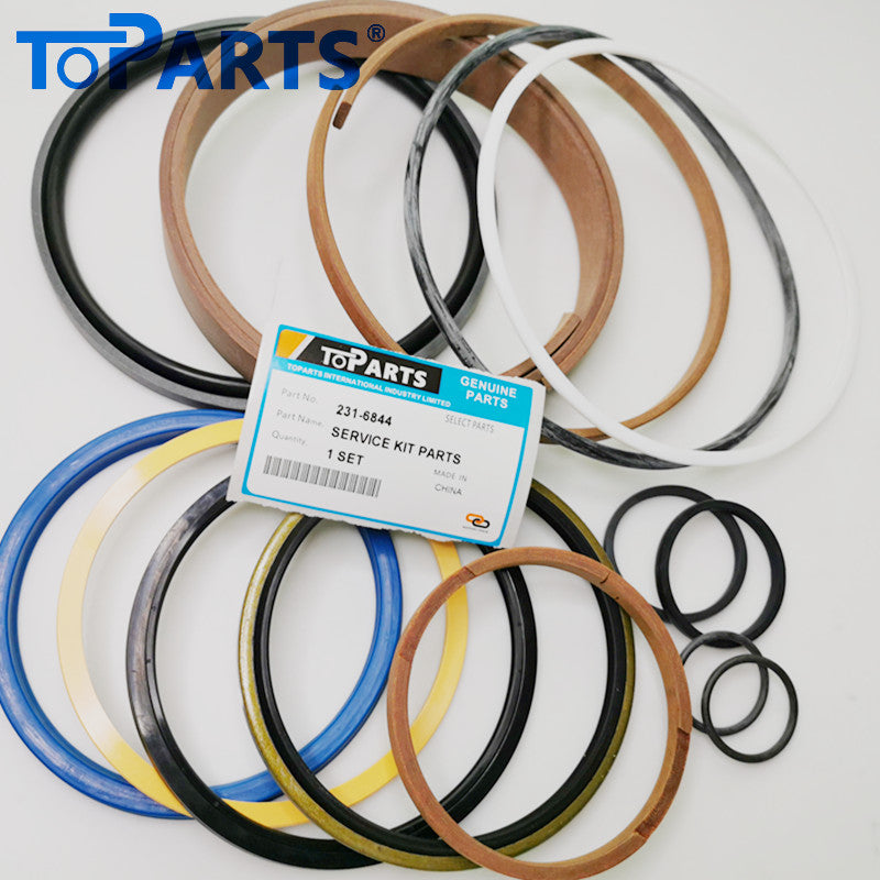 Premium grade polyurethane and NBR components in Caterpillar 231-6844 2316844 repair kit by TOPARTSMALL