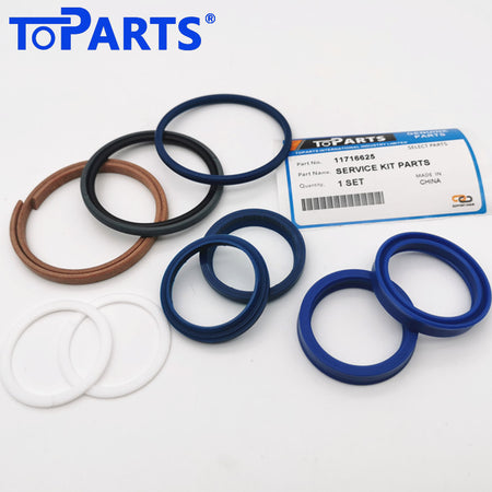 11716625 Steering Hydraulic Seal Kit for Volvo BL61 Backhoe Loader Cylinder Repair