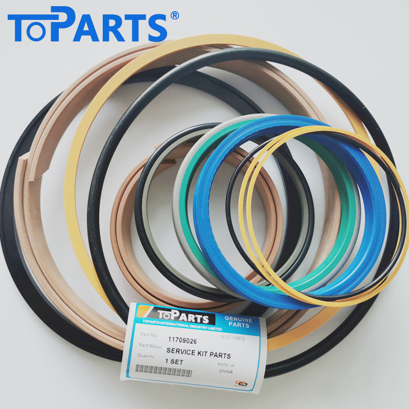 11709026 Hydraulic cylinder seal kit for Volvo L150E Wheel Loader 11107860 TILT Hydraulic Cylinder Repair Kit