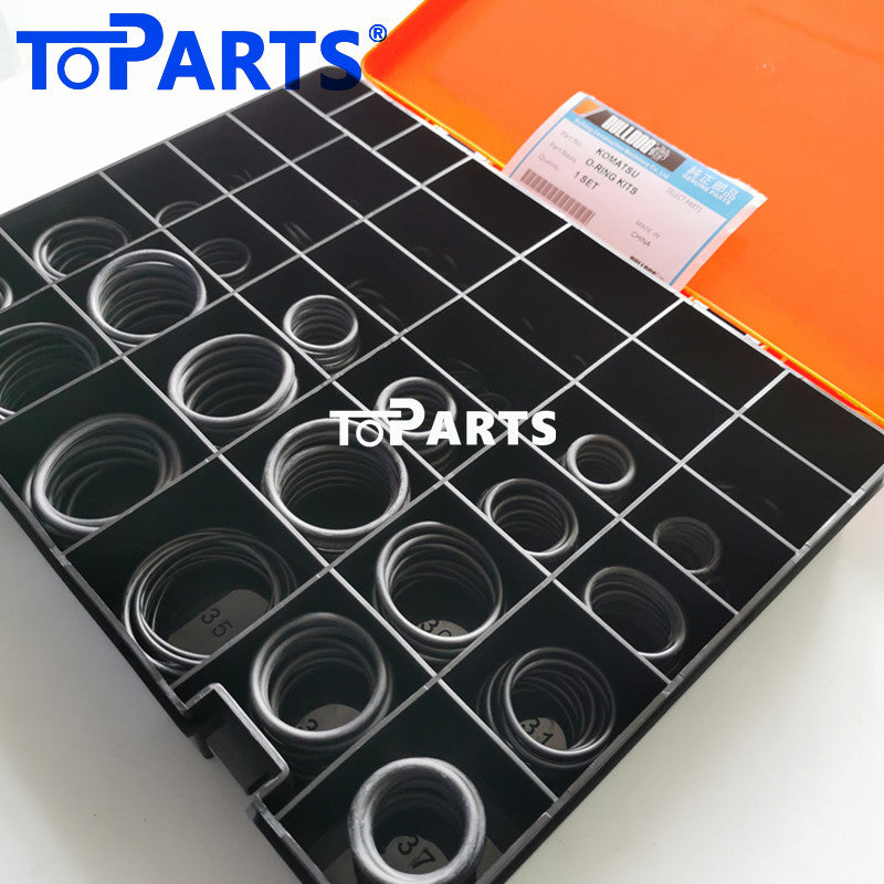 Premium quality high-pressure rubber seals inside Komatsu 0700012012 O-ring kit by TOPARTSMALL