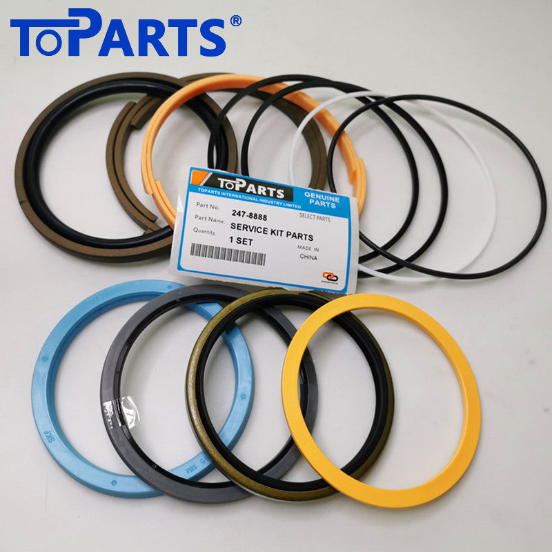 247-8888 Hydraulic cylinder seal kit 2478888 for CAT 320D Bucekt Cylinder Repair Kit Main Seal Kit Layout