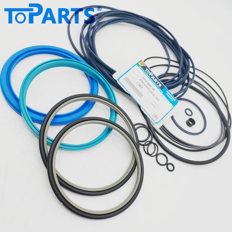 Premium grade polyurethane and NBR seals inside 3315409702 breaker repair kit by TOPARTSMALL