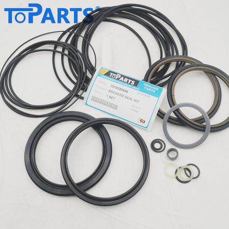 Premium grade polyurethane and NBR seals inside 3315350690 breaker repair kit by TOPARTSMALL