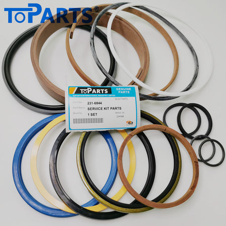 231-6844 Hydraulic cylinder seal kit 2316844 for CAT 325C Stick Cylinder Repair Kit Main Seal Kit Layout
