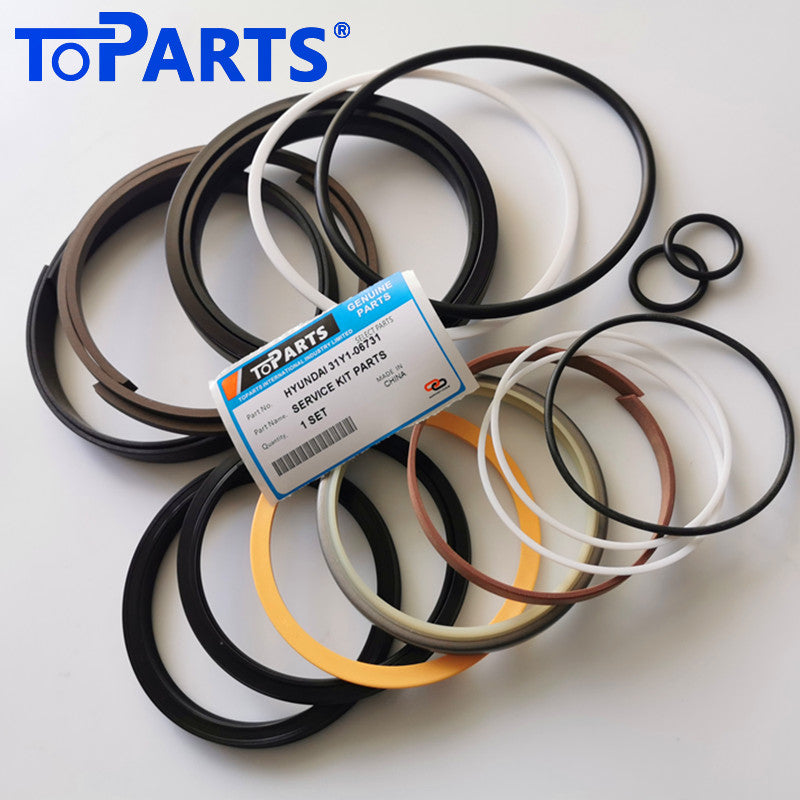 Premium grade polyurethane and NBR components in Hyundai 31Y1-06731 repair kit by TOPARTSMALL