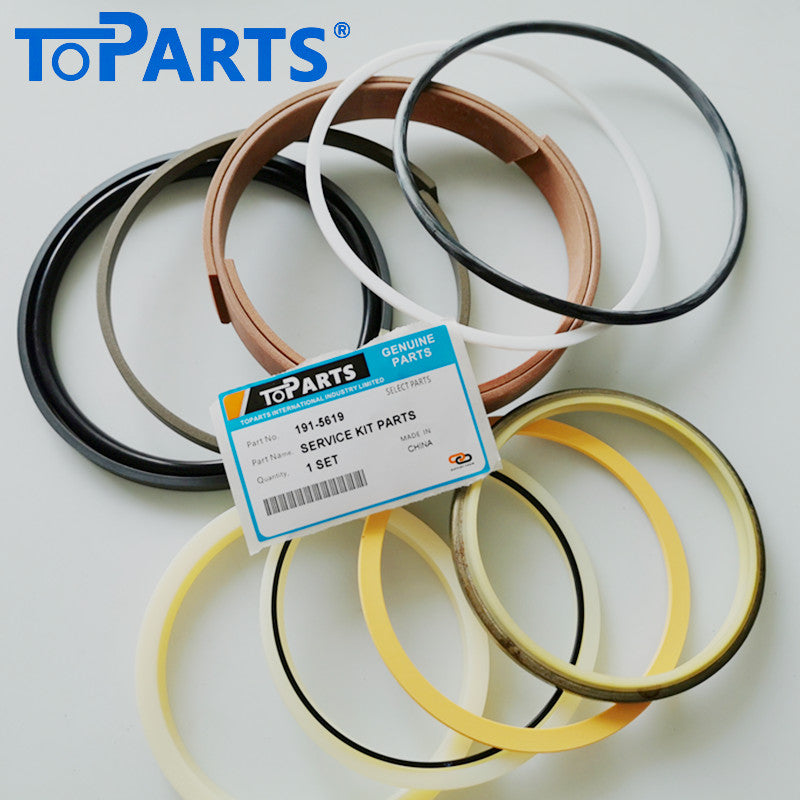 Premium grade polyurethane and NBR components in Caterpillar 191-5619 1915619 repair kit by TOPARTSMALL
