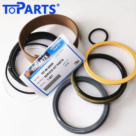 707-98-38500 Hydraulic Cylinder Seal Kit for Komatsu PC210LC-3 205-63-72100 Bucket Cylinder Service Kit Complete Hydraulic Seal Kit Layout