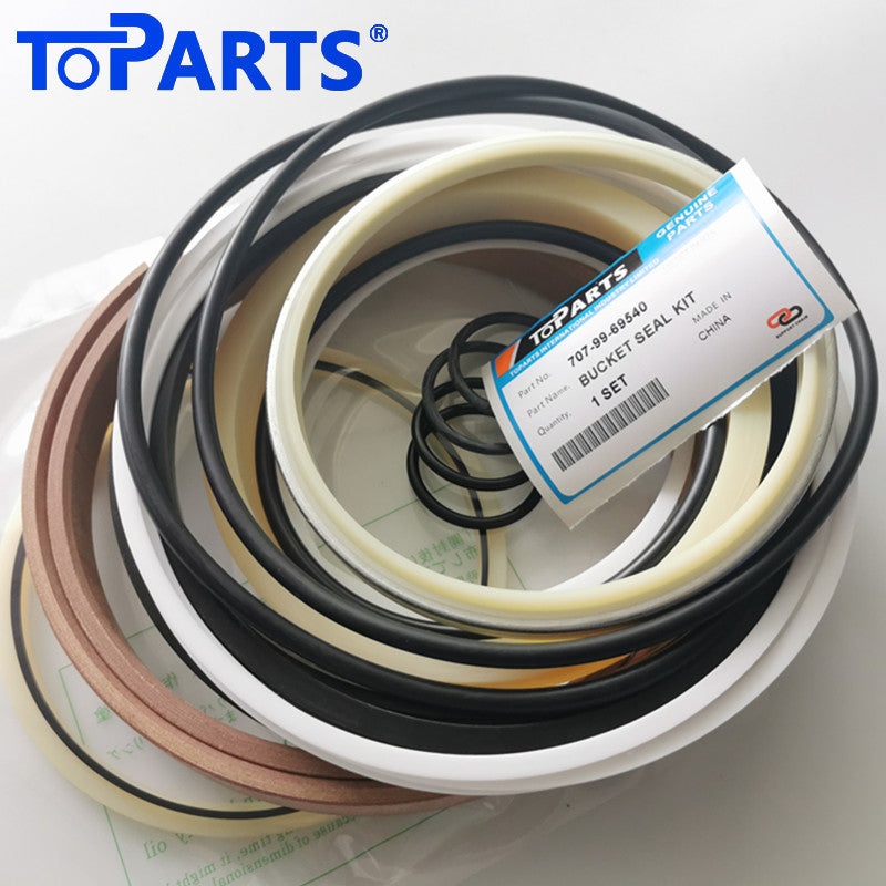 Premium grade polyurethane and NBR components in Komatsu 707-99-69540 repair kit by TOPARTSMALL