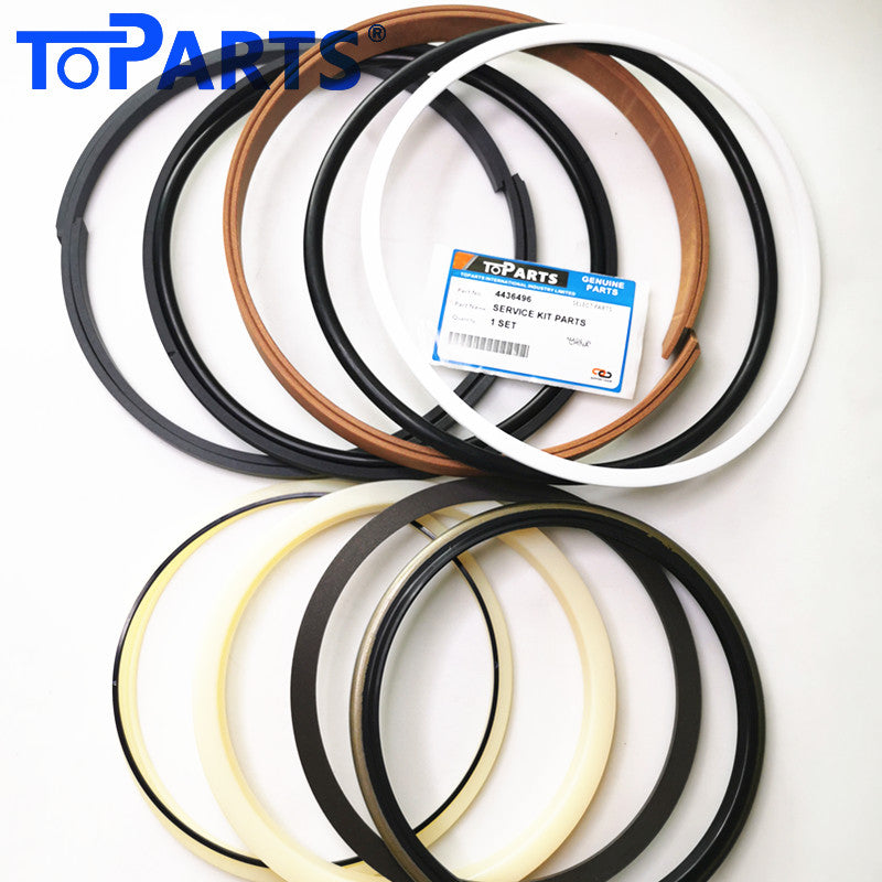 4436496 Hydraulic Cylinder Seal Kit for Hitachi ZX850H 4331077 4360555 Arm Cylinder Service Kit Main Seal Kit Layout