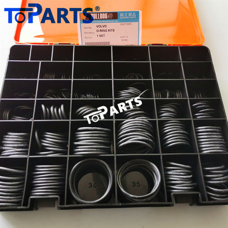 Premium quality high-pressure rubber seals inside Volvo 14532650 O-ring kit by TOPARTSMALL