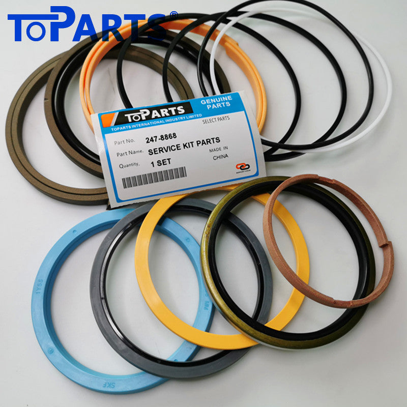 Premium grade polyurethane and NBR components in Caterpillar 247-8868 2478868 repair kit by TOPARTSMALL