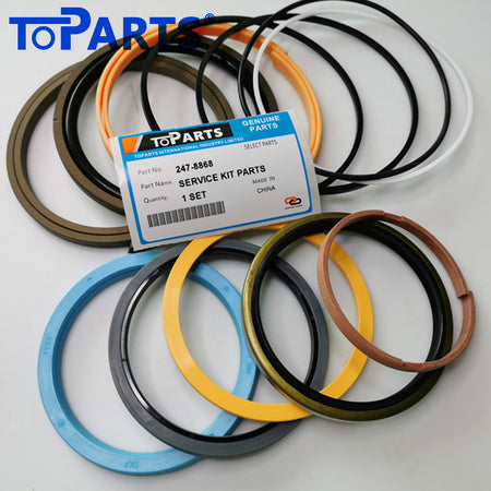 Premium grade polyurethane and NBR components in Caterpillar 247-8868 2478868 repair kit by TOPARTSMALL