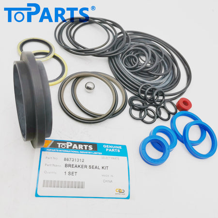 86731312 Montabert Hydraulic Drifter seal kit for HC50E Hydraulic Rock Drill Main Drifter Seal Kit Layout