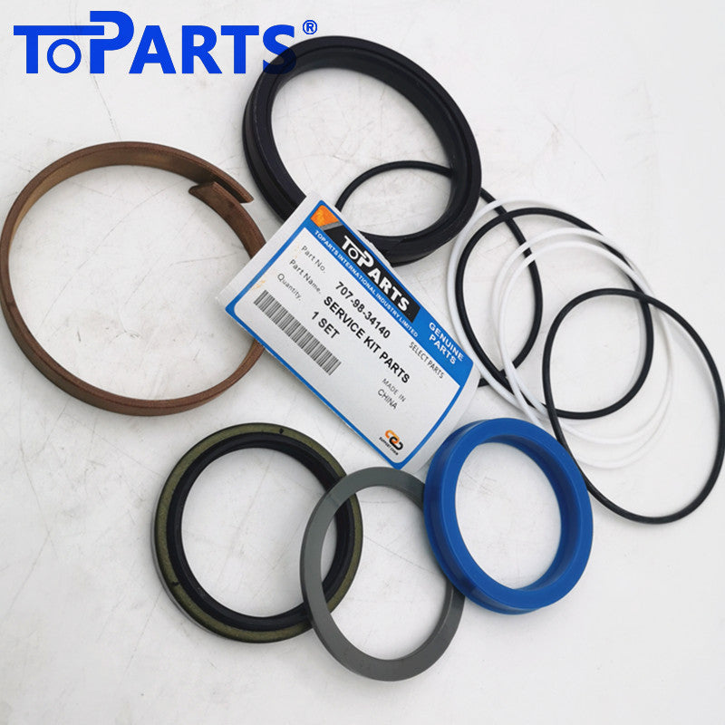 707-98-34140 Hydraulic Cylinder Seal Kit for Komatsu PC45-1 20T-63-02300 Boom Cylinder Service Kit Complete Hydraulic Seal Kit Layout