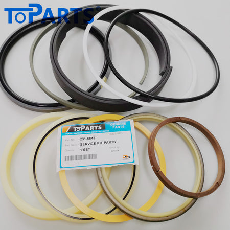 Premium grade polyurethane and NBR components in Caterpillar 231-6845 2316845 repair kit by TOPARTSMALL