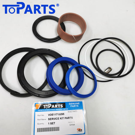 Durable heavy machinery component 11715295 seal kit details for Volvo backhoe