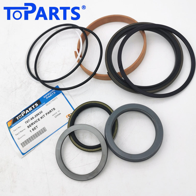 707-98-29630 Hydraulic Cylinder Seal Kit for Komatsu PC35MR-2 707-00-0E580 Boom Swing Cylinder Service Kit Complete Hydraulic Seal Kit Layout