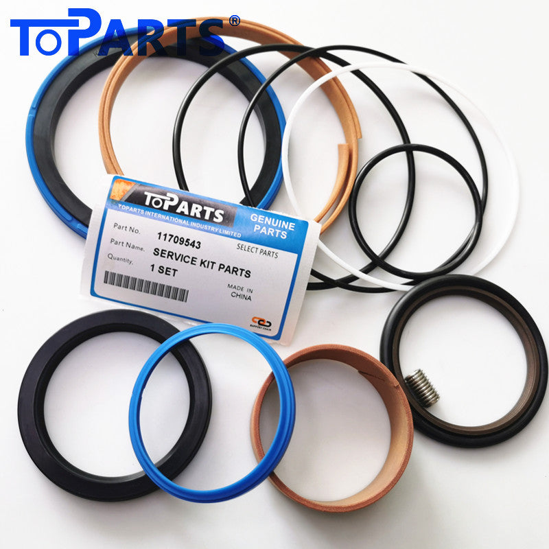 Durable heavy machinery component 11709543 seal kit details for Volvo backhoe