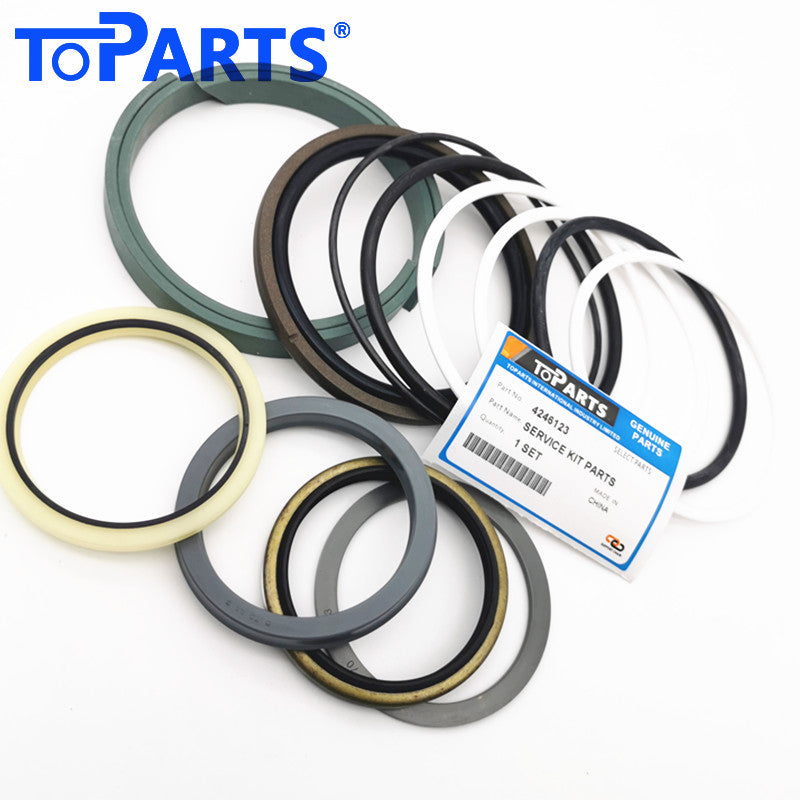 4246123 Hydraulic Cylinder Seal Kit for Hitachi EX60 4234585 Boom Cylinder Service Kit Main Seal Kit Layout