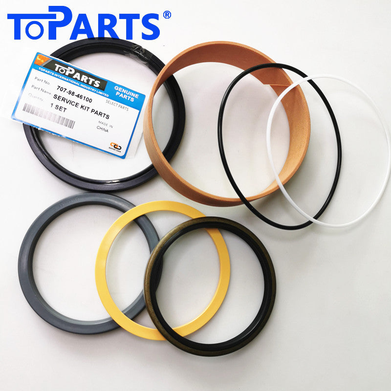 707-98-46100 Hydraulic Cylinder Seal Kit for Komatsu PW210-1 205-63-72301 Bucket Cylinder Service Kit Complete Hydraulic Seal Kit Layout