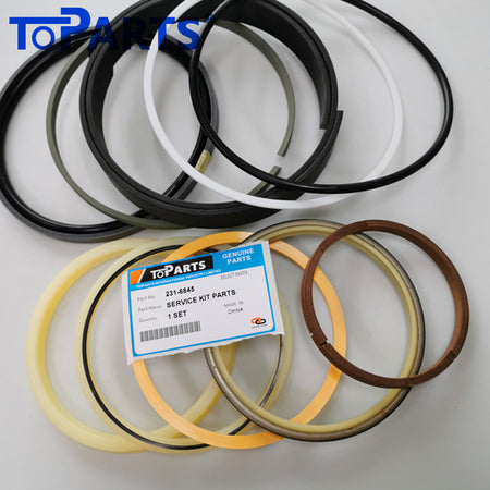231-6845 Hydraulic cylinder seal kit 2316845 for CAT 330D Stick Cylinder Repair Kit Main Seal Kit Layout