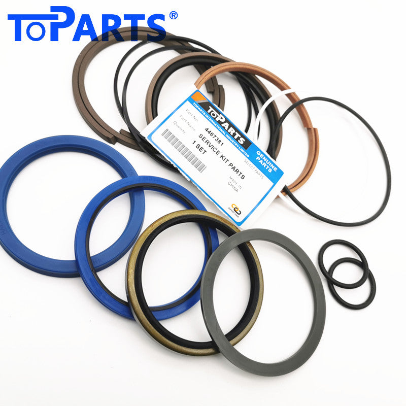 4467381 Hydraulic Cylinder Seal Kit for Hitachi ZX160LC 4448534 Bucket Cylinder Service Kit Main Seal Kit Layout