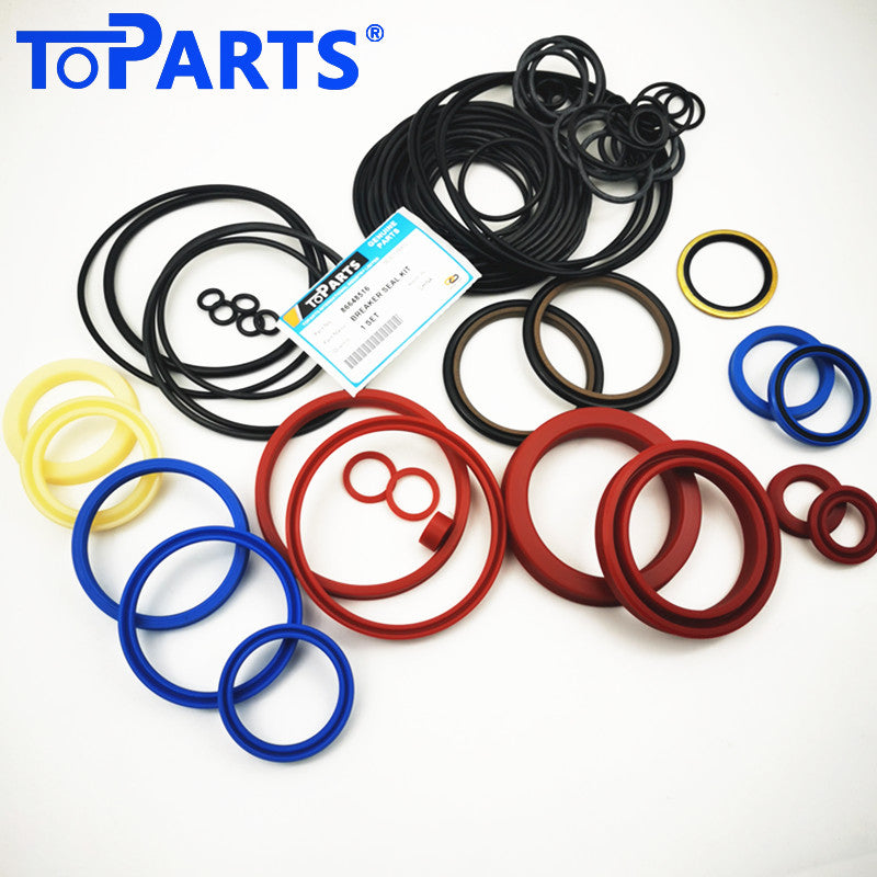 Heavy duty PU seals and O-rings in Montabert HC80 hydraulic drifter service repair kit