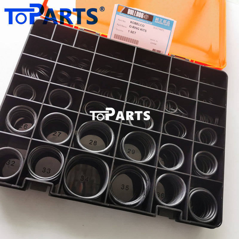 Premium quality high-pressure rubber seals inside Kobelco 98010001 O-ring kit by TOPARTSMALL