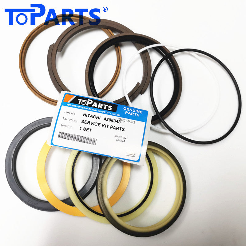 Premium grade polyurethane and NBR components in Hitachi 4206343 repair kit by TOPARTSMALL