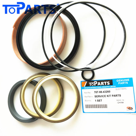 Durable heavy equipment components 707-98-43260 seal kit breakdown details