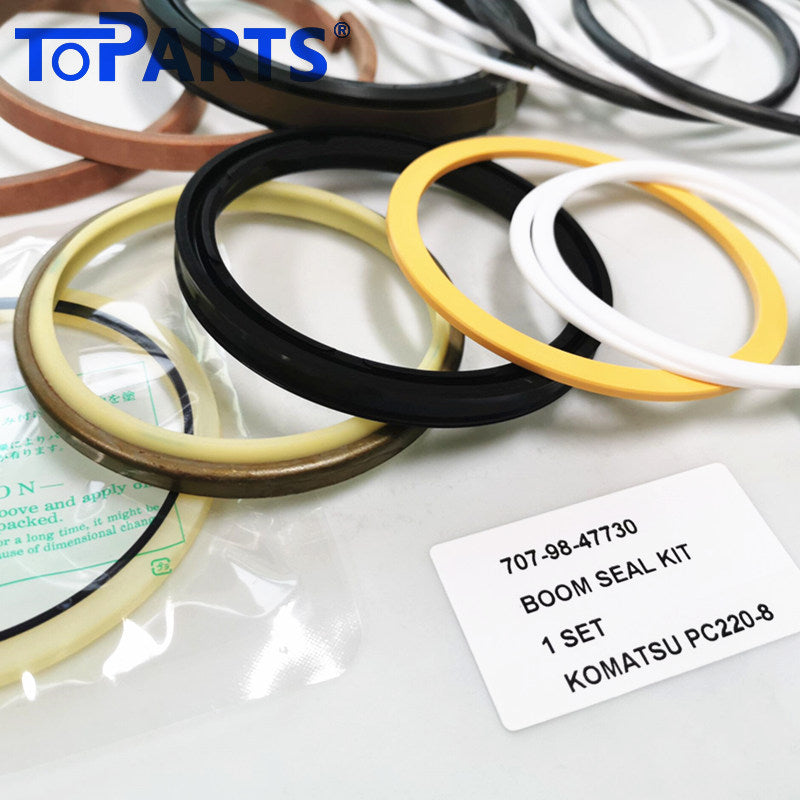 Premium grade polyurethane and NBR components in Komatsu 707-98-47730 repair kit by TOPARTSMALL