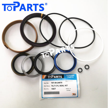 Factory direct replacement 707-99-24670 hydraulic cylinder seals for Komatsu machinery