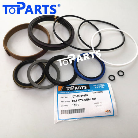 Durable heavy equipment components 707-99-24670 seal kit breakdown details