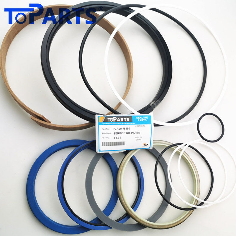 Durable heavy equipment components 707-99-75450 seal kit breakdown details
