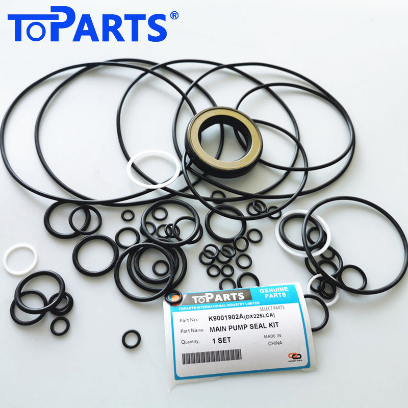 Premium grade polyurethane and NBR components in Doosan K9001902 repair kit by TOPARTSMALL