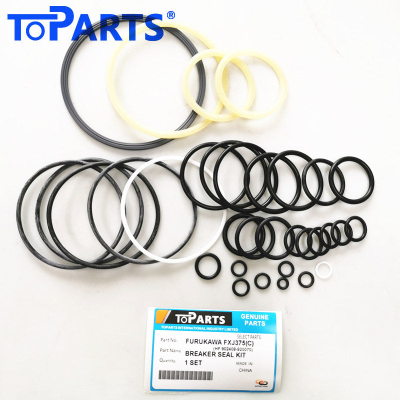 Premium grade polyurethane and NBR components in Furukawa 902408-920050 902408-920060 902408-920070 repair kit by TOPARTSMALL