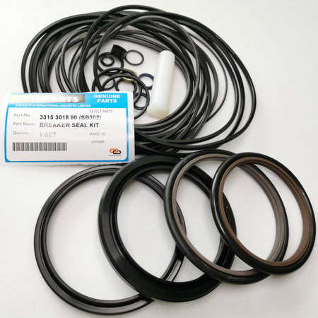 Premium grade polyurethane and NBR seals inside 3315301890 breaker repair kit by TOPARTSMALL