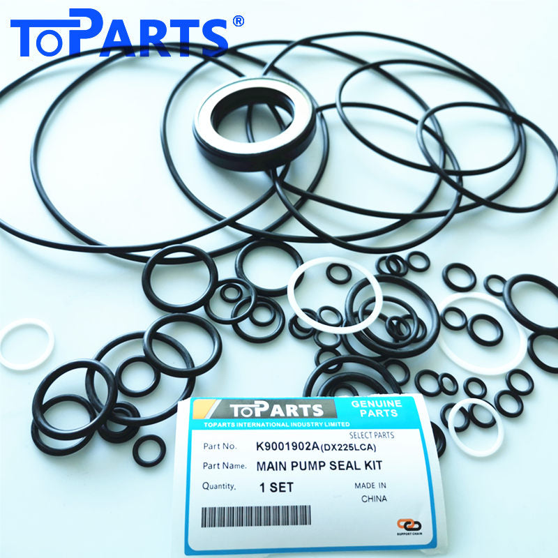 K9001902A Hydraulic pump seal kit for Doosan DX210 / DX225 Excavator Main Seal Kit Layout