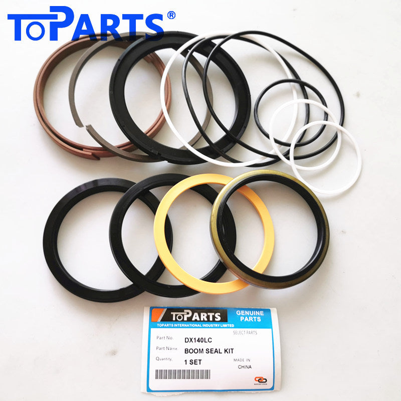K9002306 Hydraulic Cylinder Seal Kit for Doosan DX140LC Boom Cylinder Repair Kit Main Seal Kit Layout